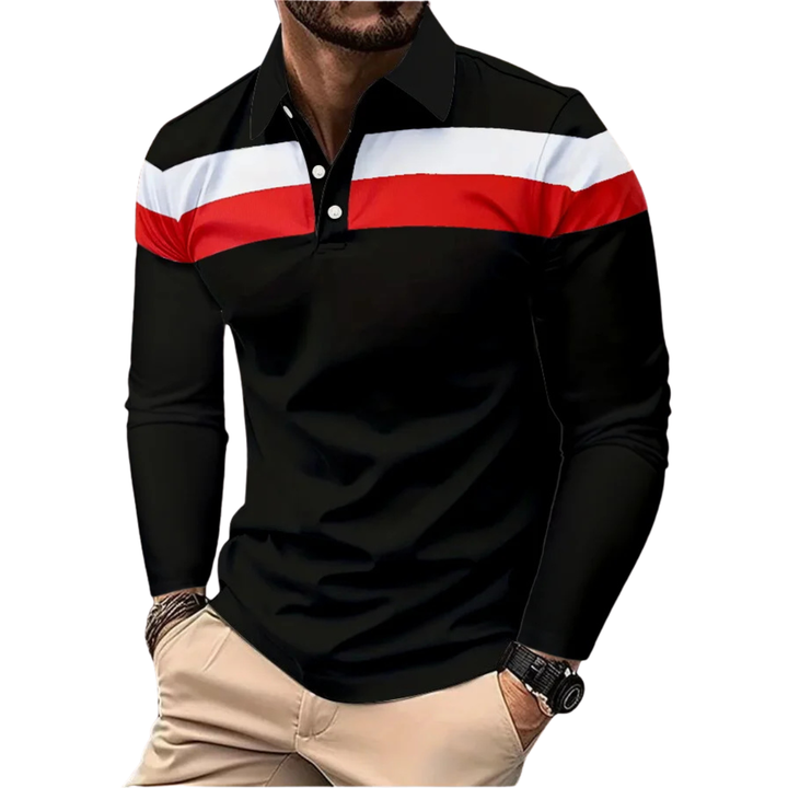 Egu | Polo De Rayas Tricolor Para Hombre