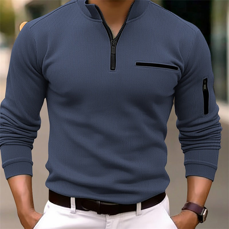 Gusteous | Camisa de manga larga con cremallera