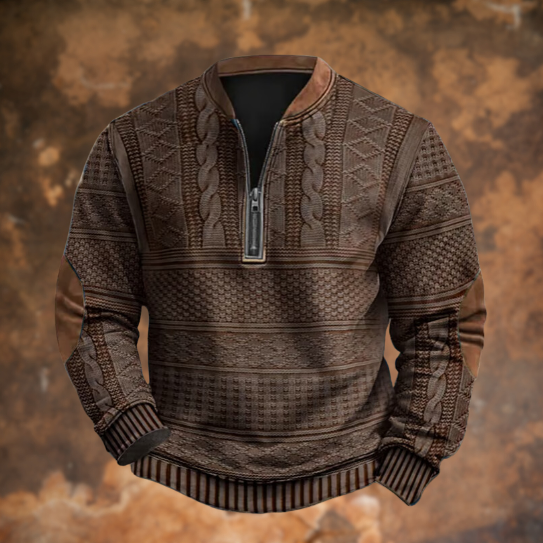 Miguel | Jersey de punto con detalle de cremallera.