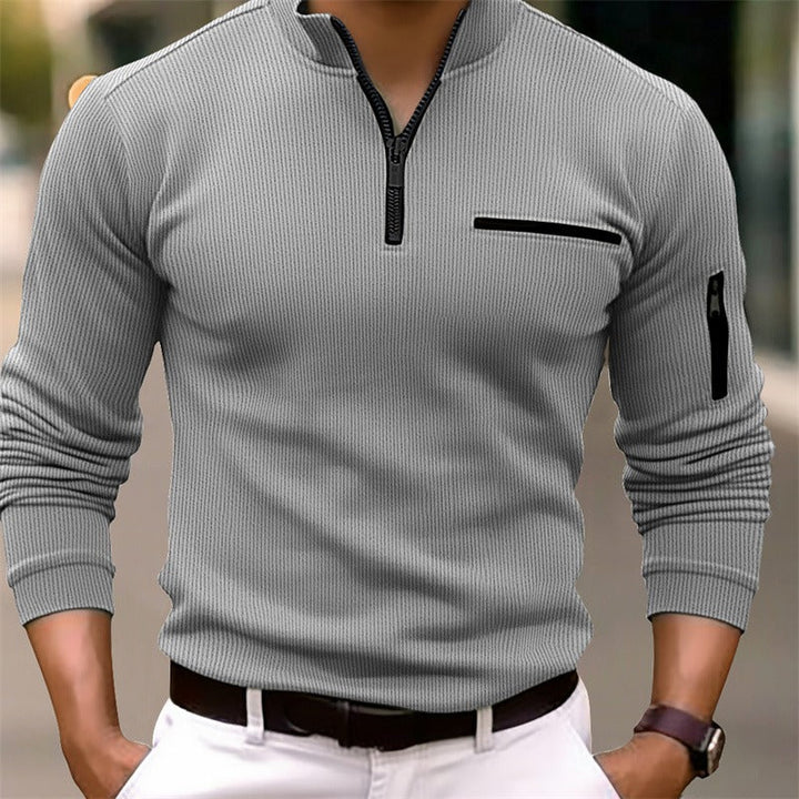 Gusteous | Camisa de manga larga con cremallera