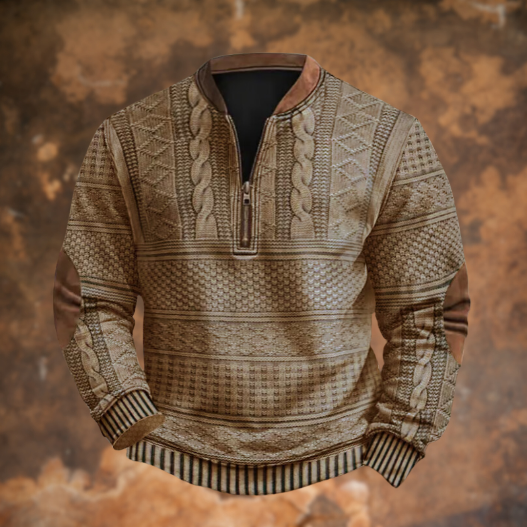 Miguel | Jersey de punto con detalle de cremallera.