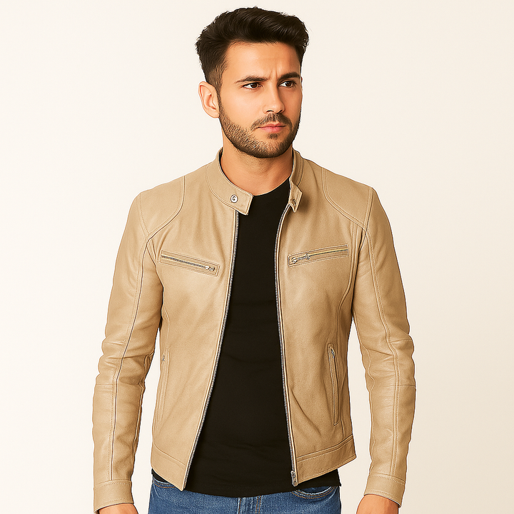 Álvarez | Chaqueta de Cuero Premium