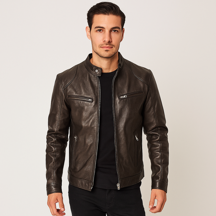 Álvarez | Chaqueta de Cuero Premium