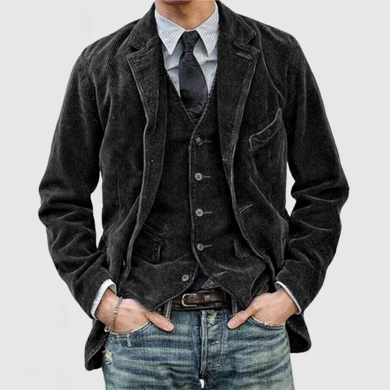 Juan | Conjunto De Chaqueta Y Chaleco De Pana
