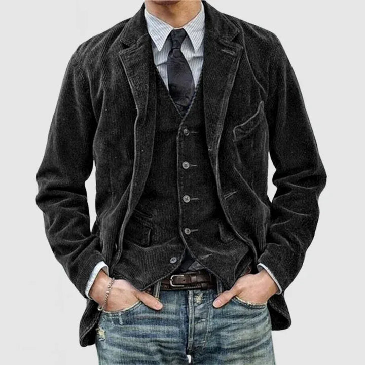 Juan | Conjunto De Chaqueta Y Chaleco De Pana